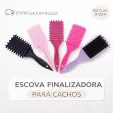 Escova Modeladora Para Cachos - Finalização e Fitagem