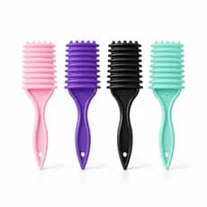KIT 4 Escova Fitagem Profissional para Finalização e Fitagem em  Cachos