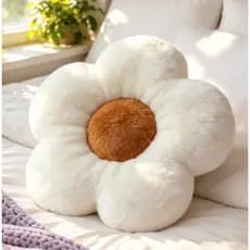 Almofada Flor de Pelúcia Ultra Macia Multicor, Almofada Decorativa para Quarto de Bebê, Sala e Varanda