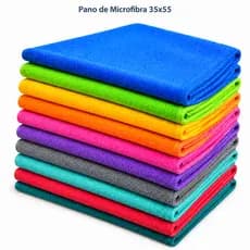 Kit Panos de Microfibra Mágica 35x55 Multiuso Alta Absorção kits c/ 10, 15 e 20 Unidades