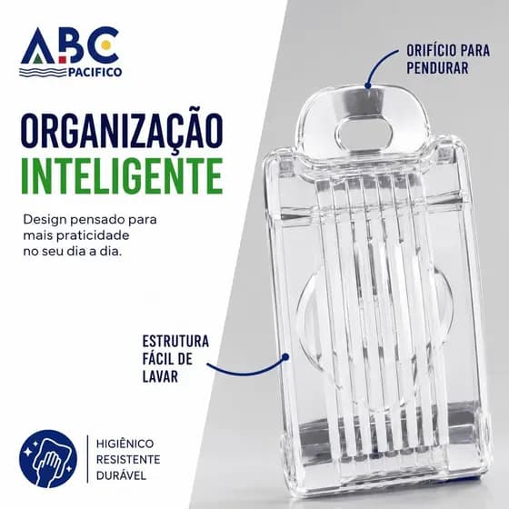 Cortador de Ovos de Aço Inoxidável ABC PACÍFICO – Fatiador Profissional