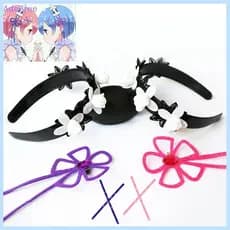 Adegree Vida Em Um Mundo Diferente Do zero Rem Peruca Cosplay Anime Feminino Ram Traje Cabelo Perucas Sintéticas Novo