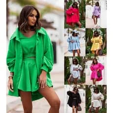 Conjunto De Jaqueta De Moda Feminina Transfronteiriça