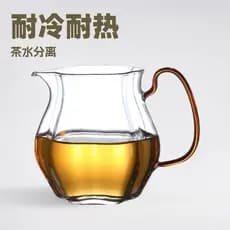 Copo justo com borda de melão, vidro com alto teor de borosilicato, sala de estar, hospitalidade, grande capacidade, bar