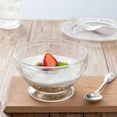 Francês Original La Rochè re europeu criativo sem chumbo tigela de vidro transparente tigela de frutas salada grande tam