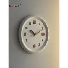 Mandelda sem perfuração 2026 novo estilo sala de estar estilo Medieval relógio moderno e minimalista relógio de parede H