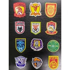 Zhongchao time de futebol rotulagem bordado Evergrande nacional Anshan Dongshen flor até Hong Kong Chengdu Sanzhen borda