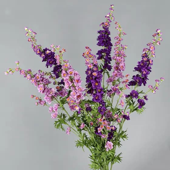 Flor artificial 3 pinos pequena andorinha voadora grama atacado rosa peônia salão de casamento decoração Interior flor a
