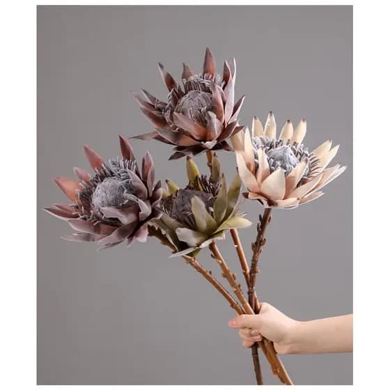 Simulação seca imperador flor plantio de cabelo estilo europeu provab flor falsa decoração modelo sala fotografia adereç
