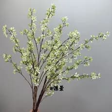 Simulação estrela aipo flor luz luxo verde planta decorações sala de estar sala de jantar simulação flor decoração conju