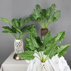 7 folhas de tartaruga com cola, flores nórdicas de simulação de celebração de casamento com plantas de grama, flores de