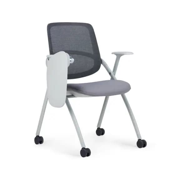 Cadeira de treinamento com mesa Cadeira de conferência com quadro de escrita Cadeira de mesa integrada Sala de conferênc