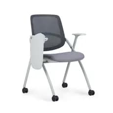 Cadeira de treinamento com mesa Cadeira de conferência com quadro de escrita Cadeira de mesa integrada Sala de conferênc