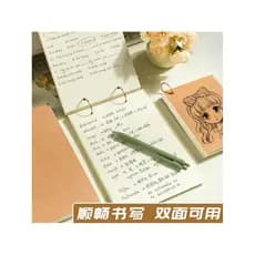Parede pendurado a6 caderno de folhas soltas anel fivela a5 caderno em branco portátil destacável portátil bloco de nota