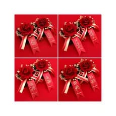 Corsage casamento conjunto completo noivo noiva casamento High-End flor proibida padrinhos dama de honra pai mãe família