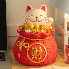 Cofrinho resistente a choques Lucky Cat para adultos pode ser armazenado e coletado, sem esmagamento, grande capacidade