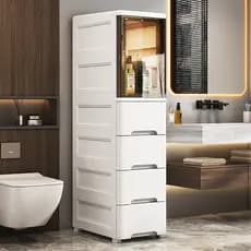 Rack de armazenamento com fenda de 20-36CM, sala de estar, quarto, casa, Slot estreito, gaveta, banheiro, cozinha, armár