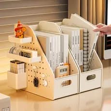 Prateleira para livros, mesa com buraco, prateleira, posição de trabalho, organizador de arquivos, ferramenta útil, mesa