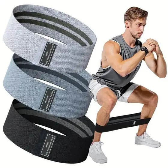 Anel de quadril agachamento resistência banda Yoga Fitness anel elástico de malha elástica das mulheres dos homens espor