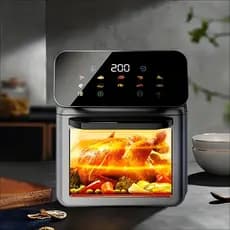110vvv nova fritadeira de ar transfronteiriça grande capacidade forno elétrico doméstico multifuncional fritadeira Visua