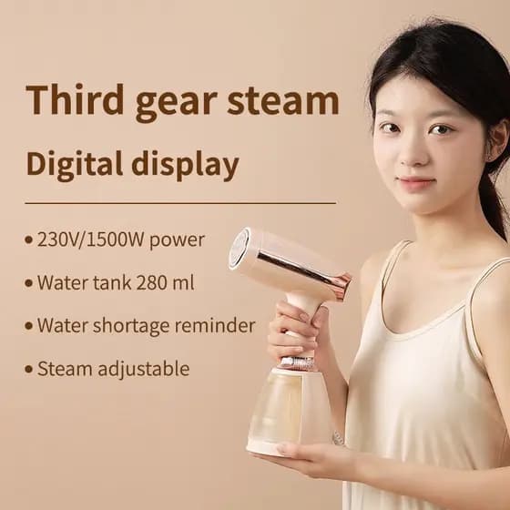 110V vaporizador de roupas portátil grande jato de vapor ferro engomar sopa máquina de roupas transportador elétrico fer
