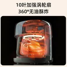 110V Volt fritadeira de ar doméstico totalmente automático Visual integrado sem fumaça Hong Kong Taiwan fritadeira elétr