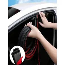 Tira de costura de porta com redução de ruído de carro