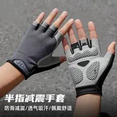 Adequado para luvas de ciclismo gigantes meio dedo Mountain Road Bike luvas das mulheres dos homens Anti-deslizamento ch