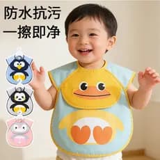 Bebê comendo babador bebê impermeável Anti-sujo arroz bolso verão meninos meninas macacão crianças bonito Saliva bolso a