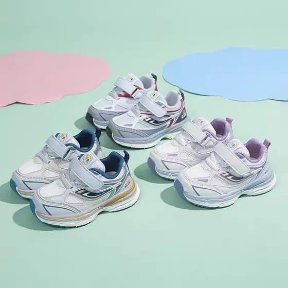 Jimmy Bear 2025 primavera novo estilo sapatos esportivos menino sapatos de bebê menina moda sapatos casuais esportes des