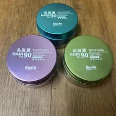 Kangfa 90 graus estilo profissional lama de cabelo cabelo curto masculino estilo fofo cera de cabelo não machuca o cabel