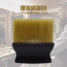 Corte de cabelo barbeiro varrendo escova de cabelo macio cerdas grande escova de cabelo salão de beleza barbeiro limpeza