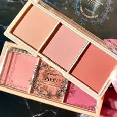 Paleta de Blush de três cores Sun-Red Rouge Natural Low-Saturado Nude Maquiagem Iniciante Estudante Cosmético