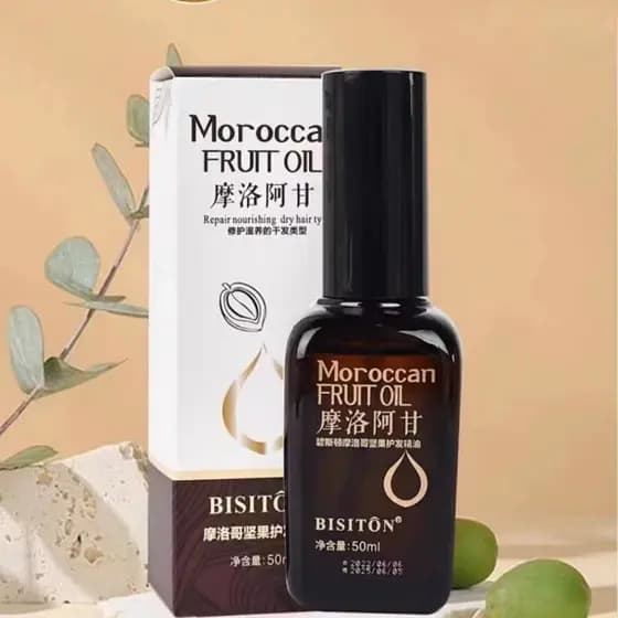 Biston Argan Hair Care Óleo Essencial Óleo de Argan 50ml [Frete Grátis Mais de 10 Garrafas]