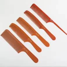 Corte de cabelo masculino pente de cabelo curto pente plano Apple pente Ultra-fino pente plano fino baquelite pente prof