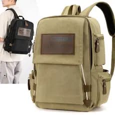 Novo estilo mochila das mulheres dos homens lazer viagem mochila rua na moda lona grande capacidade júnior escola secund