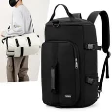 Novo Casual grande capacidade balde mochila das mulheres dos homens esportes ao ar livre de um ombro saco do mensageiro