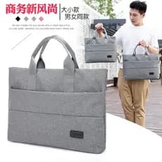 Masculino Casual Simples Oxford Pano Cor Sólida Multifuncional Commuter Bolsa 47cm Laptop Bolsa Maleta