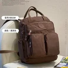 Mochila leve de grande capacidade Casual mãe mochila Bob novo estilo Multi-bolso mochila de viagem estudante saco de esc