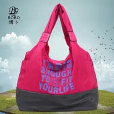Bobo bobo novo estilo bolsa de viagem leve grande capacidade dança ginásio saco de viagem de curta distância senhoras sa
