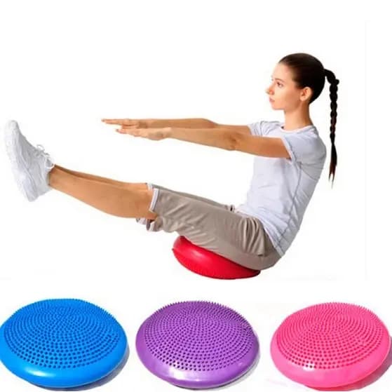 Tapete de equilíbrio de yoga bola de yoga placa de exercício de equilíbrio adulto pé reabilitação treinamento almofada d