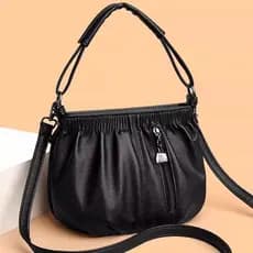Bolsa branca 2025 novo estilo moda pequena bolsa feminina All-Match Commuter bolsa Diagonal de um ombro bolsa mãe-em @