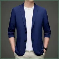Terno de seda gelo masculino Ultra-fino respirável verão terno Formal padrinhos cerimônia Casual negócios superior prote