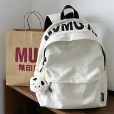 2025 Novo estilo estudantes universitários leve estilo coreano estilo preguiçoso ins mochila feminina estudantes do ensi