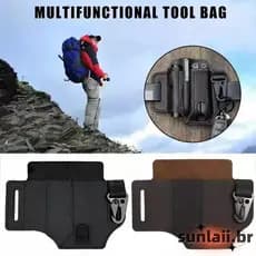 SUNLAII Bolsa Armazenamento Ferramentas Multifuncional Cinto Ferramenta Atividades Ar Cintura