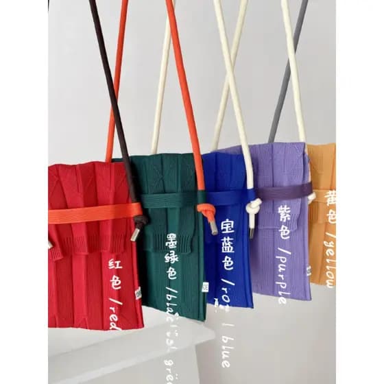 Bolsa feminina coreia Dongdaemun nicho Design pequeno quadrado saco coreano plissado ombro saco do mensageiro Mini saco