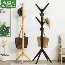 Trojan cabide de chão quarto vestiário saco de roupas Rack simples armário armazenamento doméstico simples e moderno mad