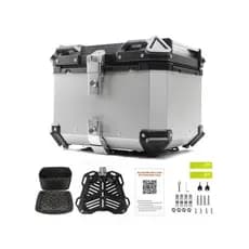 Caixa traseira de liga de alumínio de liberação rápida 28L/36L/45L/55L/65L/80L/100L Caixa traseira de motocicleta Tronco