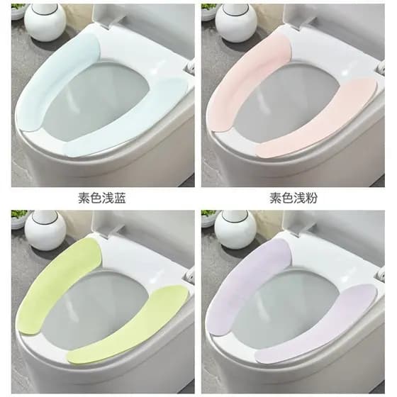 Assento de vaso sanitário Universal, adesivo para vaso sanitário doméstico, lavador de vaso sanitário, capa espessada de