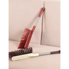 Escova de remoção de poeira com cabo de aço inoxidável Escova de cama com cabo grande e longo para varrer a poeira Escov